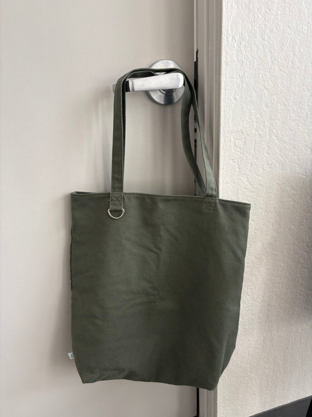 Goodtotes Large Everyday Tote in Olive Canvas